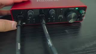How Connect Yamaha Keyboard to Computer with Focusrite Scarlett 2i2