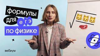 ТОП формул для ЕГЭ по физике | ЕГЭ по физике 2023 | Снежа Планк из Вебиум