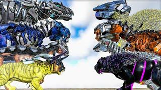 Tek Creatures VS Bionic & Mecha Creatures | ARK Mod Battle Ep.155