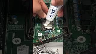 toothpaste used for thermal paste? #shorts #pc