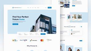 UI Design Real Estate Landing Page (Speedart Figma)