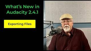 What's New in Audacity 2.4.1? Exporting Audio, Moving the Time Toolbar. Bonus: Rescanning Hardware