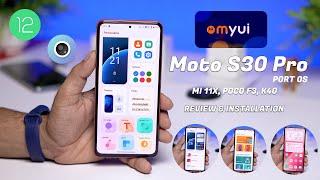 Moto S30 Pro MyUi 4.0 OS for Mi 11x Review & installation, Super Smooth and Cool New Ui & Features