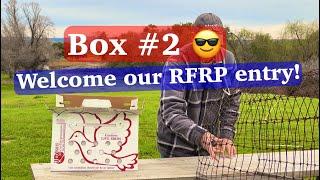 Unboxing the entry from Robertson Family Racing Pigeons