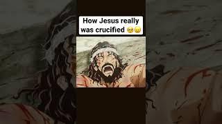 How Jesus REALLY was crucified!🫣#god #bible #youtube #shorts