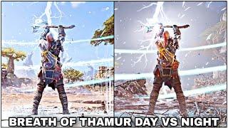 BREATH OF THAMUR DAY VS NIGHT | GOD OF WAR RAGNAROK