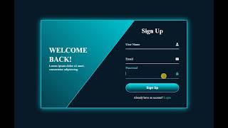 Login and Registration Form | HTML & CSS