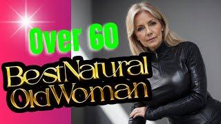 NATURAL OLDER WOMEN OVER 60   LEATHER FASHION TIPS FOR MATURE WOMEN  