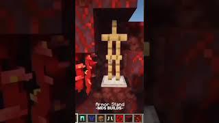 Minecraft stranger things build hacks | Stranger things season 5 #shorts #minecraft