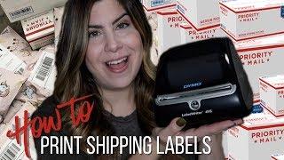 how to print Poshmark shipping labels on a Dymo 4XL printer + promo code!