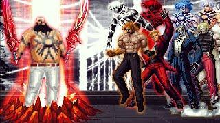 [KOF Mugen] Orochi Chang Vs Bosses Rugal, Orochi Team | 1 Vs 8