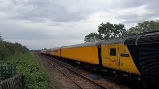 43277 and 43357 working 3q02 06.10 derby to barnetby test train via Cleethorpes.