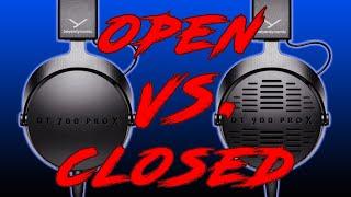 Open or closed back headphones   wich one are the best