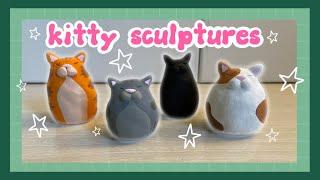 Sculpting Little Cats with Air Dry Clay 