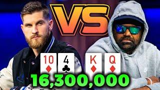 MASSIVE POT In High Stakes Poker Tournament