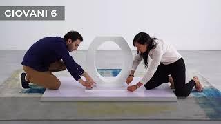 How to assemble the Giovani Rectangular High Gloss and Glass Dining Table from Furniturebox UK