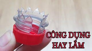 CÔNG DỤNG HAY TỪ CHAI NHỰA ÍT AI BIẾT CÁCH TÁI CHẾ CHAI NHỰA THÀNH ĐỒ VẬT TỰ CẮT BĂNG KEO CỰC HAY