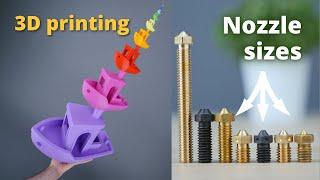 Who says one nozzle is enough!? 3D printing with different nozzle sizes