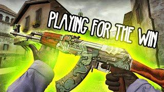 PLAYING FOR THE WIN! CS:GO GUN GAME w/ Nade