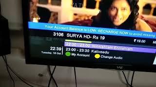 Videocon d2h Malayalam full channel list