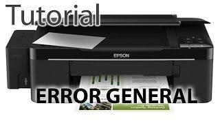 Como reparar una Impresora Epson - Error de Scanner