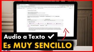 COMO TRANSCRIBIR UN AUDIO A TEXTO SIN LIMITE [AUTOMÁTICO] 2024 