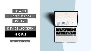 How to Edit Device Mockups in GIMP