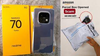 Realme Narzo 70 Turbo Unboxing | Amazon delivery Scam , Package Opened