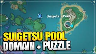 How to Unlock Suigetsu Pool's Domain + Puzzle | World Quests and Puzzles |【Genshin Impact】