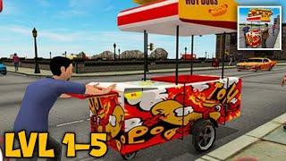 Hot Dog Delivery Food Truck - Full Gameplay(LEVEL 1-5)|Android Games