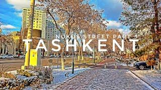 Walking Tour Nukus Street Part 3 Tashkent City Uzbekistan Walking Around Winter Season #subscibe