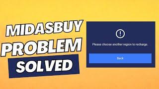 How to Fix Midasbuy "Please Choose Another Region to Recharge" Error in PUBG | Step-by-Step Guide