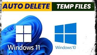 Auto Delete Temp Files in Windows 10 and 11