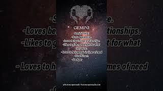 Gemini traits ️