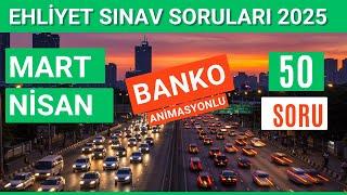 Ehliyet Sınav Soruları 2025 | Mart, Nisan Çıkmış Ehliyet Sorularını Çöz