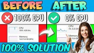 Fix 100% CPU Usage Windows 10 & 11 | Fix System interrupts 100 CPU Usage | Boost FPS