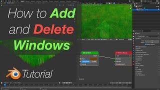 [2.92] Blender Tutorial: How to Add and Remove Windows in Blender