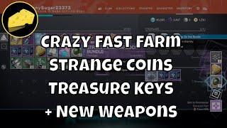 Infinite Strange Coins - Treasure Keys - New Weapons - Legendary Shard Farm Glitch