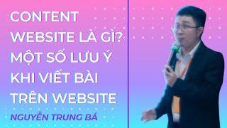 Content Website là gì? Một số lưu ý khi viết bài trên website - content marketing