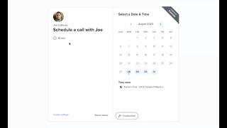 How to setup Calendly