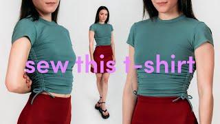 Ruched baby t-shirt Sewing Tutorial | DIY QT Tee Sewing Pattern