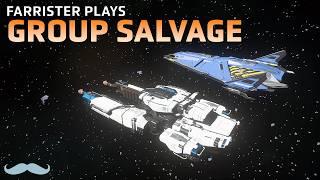 Small Group Panel Salvage | Star Citizen 3.24 4K Salvage Gameplay