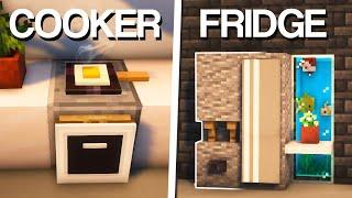 Minecraft: 10+ Kitchen Build Hacks & Ideas!