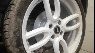 Mini Cooper 2009 rear brake replacement....