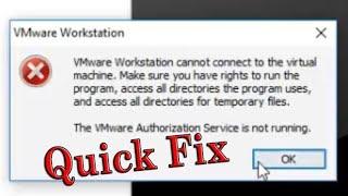 Vmware workstation cannot connect to the virtual machine || Fix Vmware issue