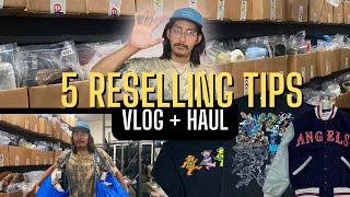 5 Reseller Tips I Wish I knew | Epic HAUL + Day in the life VLOG