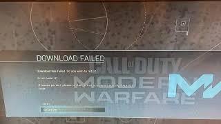 Error code 47 or SPAN. Modern warfare found the way to fix problem.