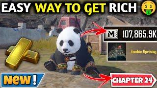 EASY WAY TO GET RICH  PUBG METRO ROYALE CHAPTER 24