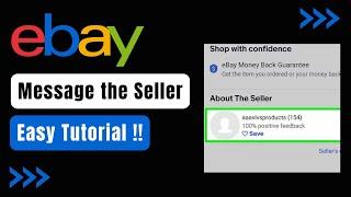 How to Send a Message to Seller on eBay !