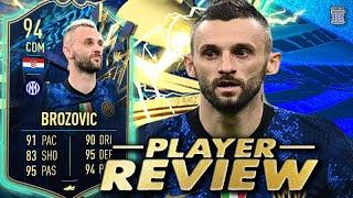 94 TEAM OF THE SEASON BROZOVIC PLAYER REVIEW! TOTS BROZOVIC - FIFA 22 Ultimate Team